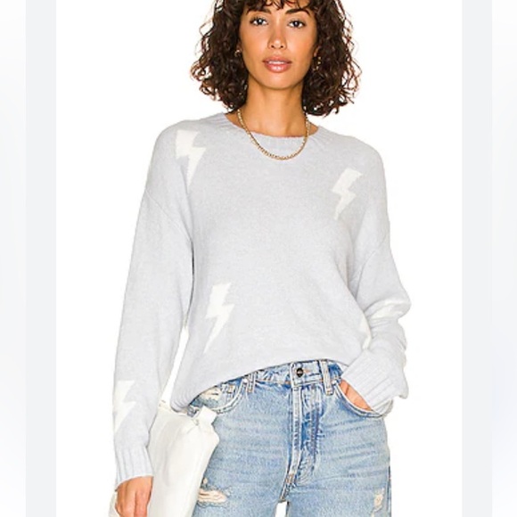 Rails Sweaters - Rails gray cashmere wool Lightning Perci Sweater size small